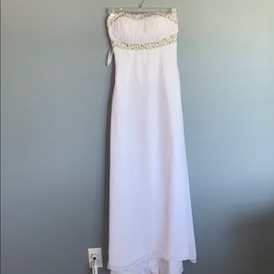 White Full Length Gown